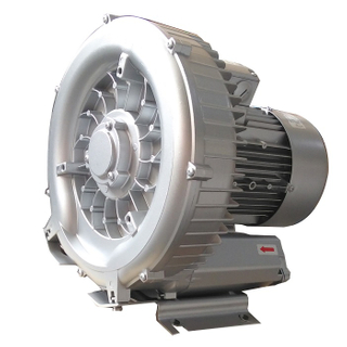 Big airflow side channel blower for vacuum loader